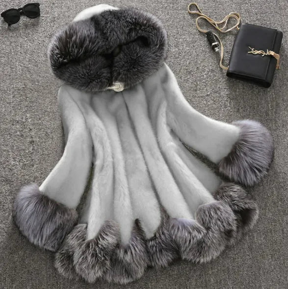 Faux Fur Mink Fur Coat