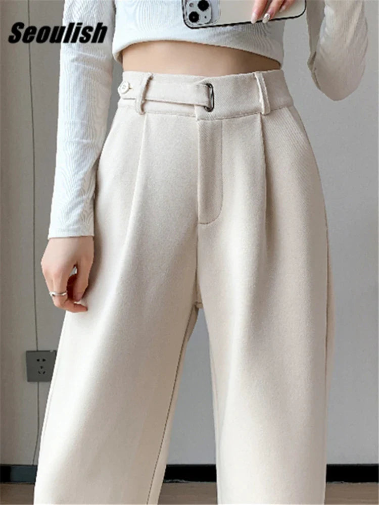 Cozy Chic Woolen Pants