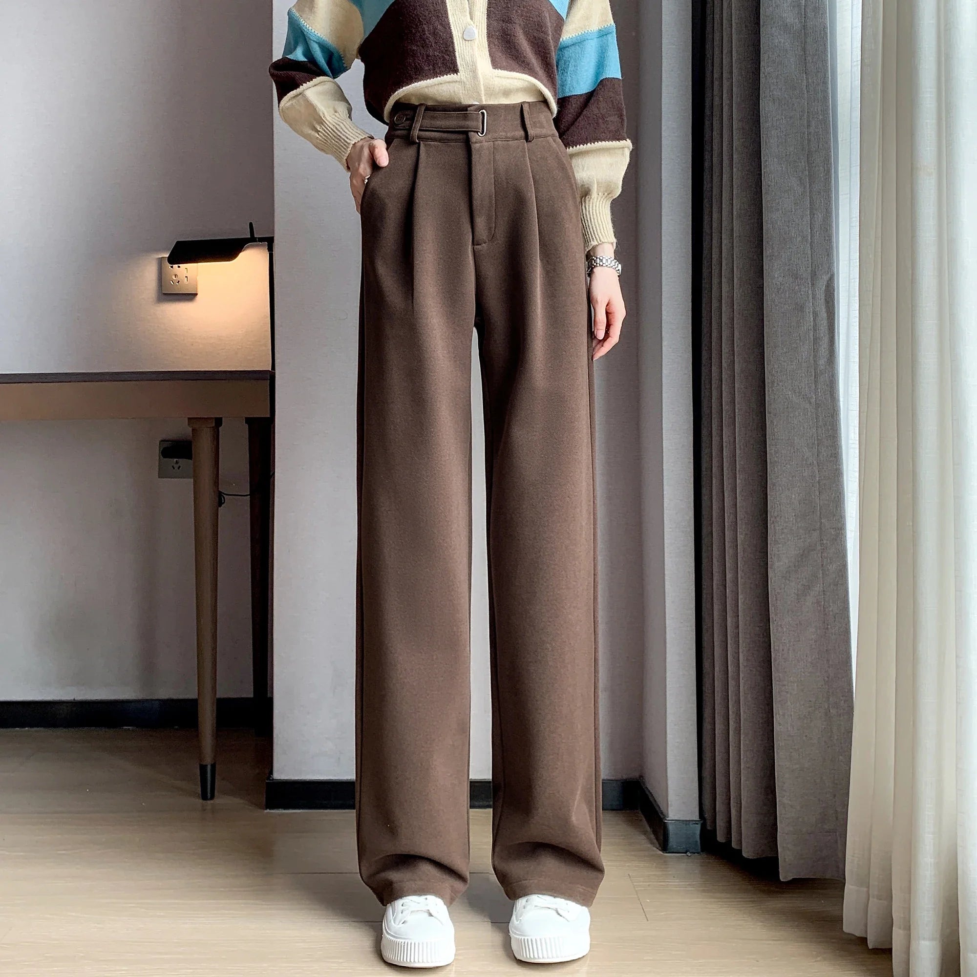 Cozy Chic Woolen Pants