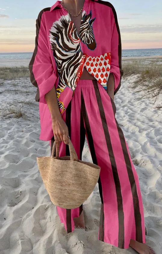 Tropical Vibes Two-Piece Outfit